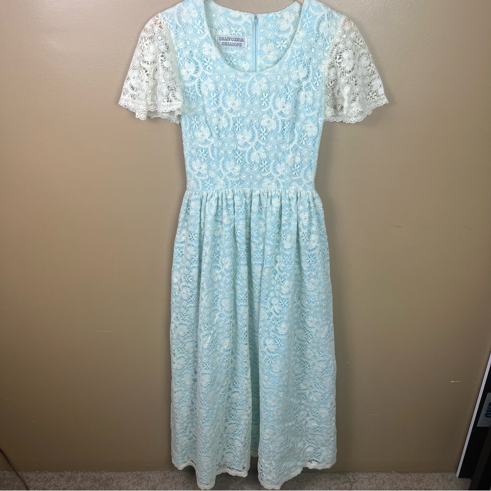 California Calliope Vintage Lace Dress